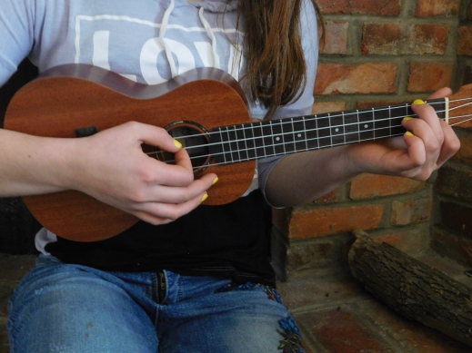 jenny on the ukulele